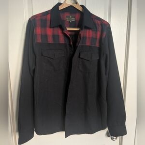 United By Blue Red and Black Plaid Shirt